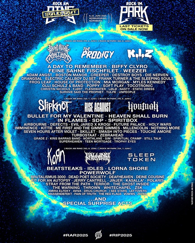 ROCK AM RING 2025 MELDET "SOLD OUT" ROCK AM RING 2025 MELDET "SOLD OUT"